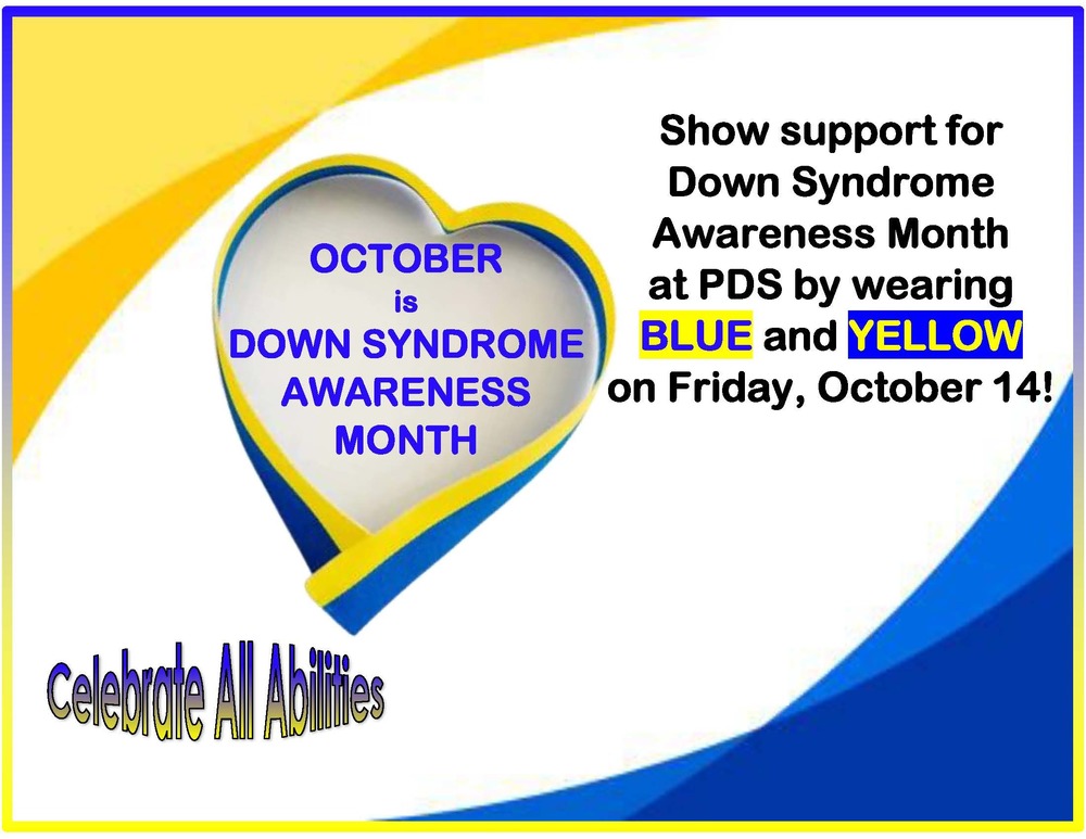 Wear BLUE and YELLOW Friday, 10/14 Pumpkin Delight Elementary School