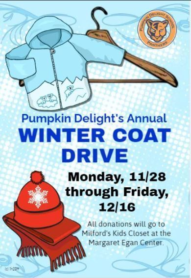 PDS Annual Coat Drive | Pumpkin Delight Elementary School