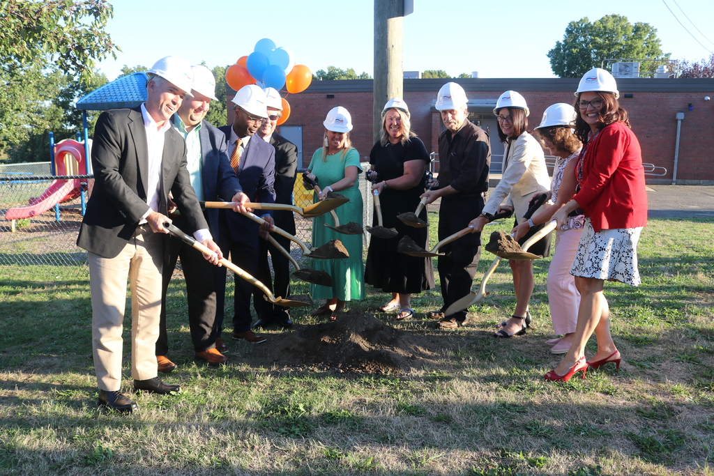 adults groundbreaking at pds