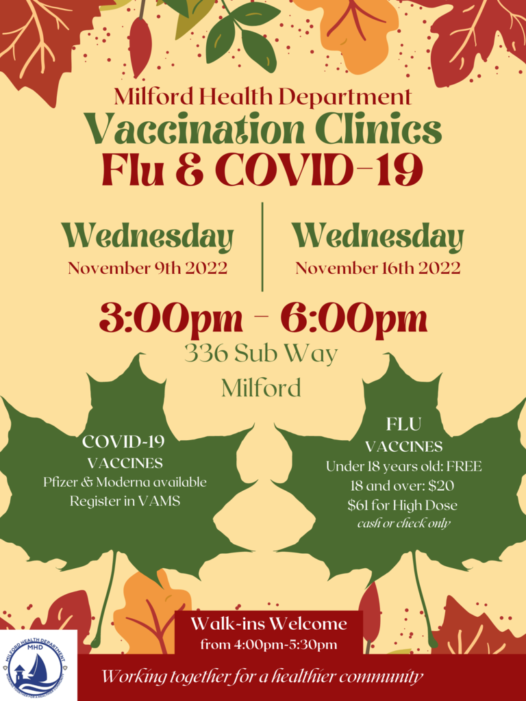 mhd vax clinic flyer