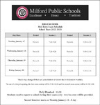 Mid-Term Exam Schedule